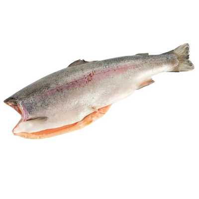 Форель без головы потрошёная, мороженая ~ 1,2 кг. Упаковка 0,9–1,4 кг
