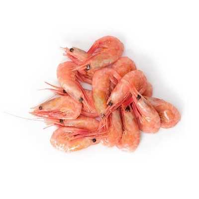 Креветка Северная 90/120 варёно-мороженая 1 кг. Упаковка 1 кг