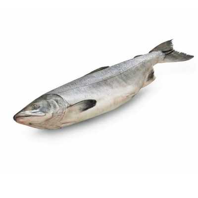 Горбуша неразделаная, мороженая ~ 1.2 кг. Упаковка, ~ 1.2 кг