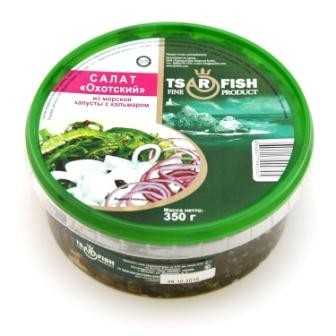 Морская капуста салат «Охотский» 350 г. Упаковка 350 г